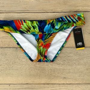 New with tags by ABS. Brazilian inspired bikini bottoms size 10.